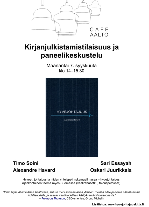 Hyvejohtajuus mainosjuliste
