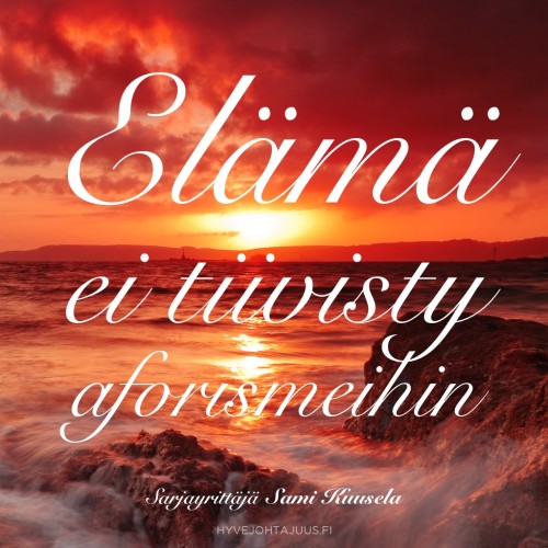 Elämä ei tiivisty aforismeihin. — Sarjayrittäjä Sami Kuusela